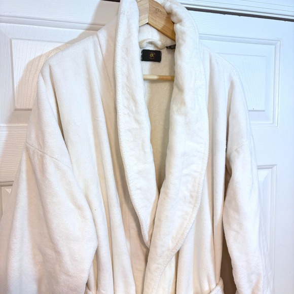 Club Room Other - Club Room White 100% Cotton Terry Cloth Spa Robe One Size Heavyweight
